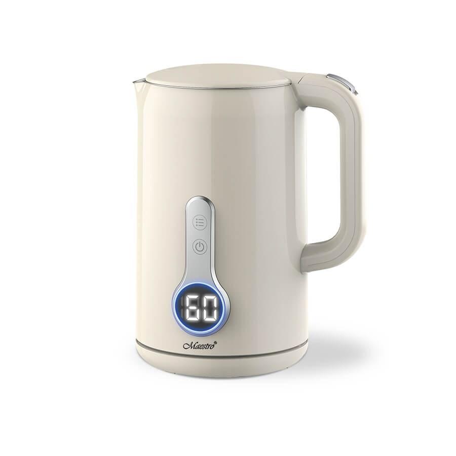 Elkedel Maestro MR-025 Ivory – 1,7 l, temperaturstyring billede
