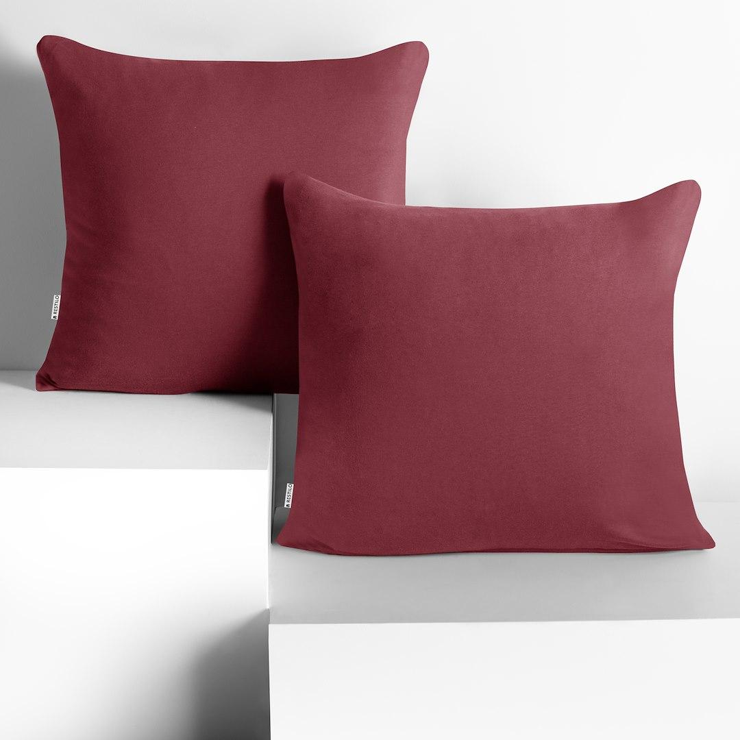 Pudebetræk 50x50 jersey - DecoKing AMBER, lyserød, klassisk billede