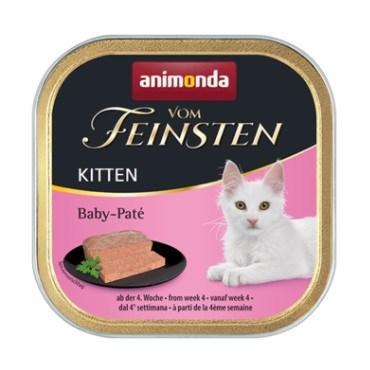 Vådfoder til kat – Animonda Vom Feinsten Kitten Baby-Paté 100 g billede
