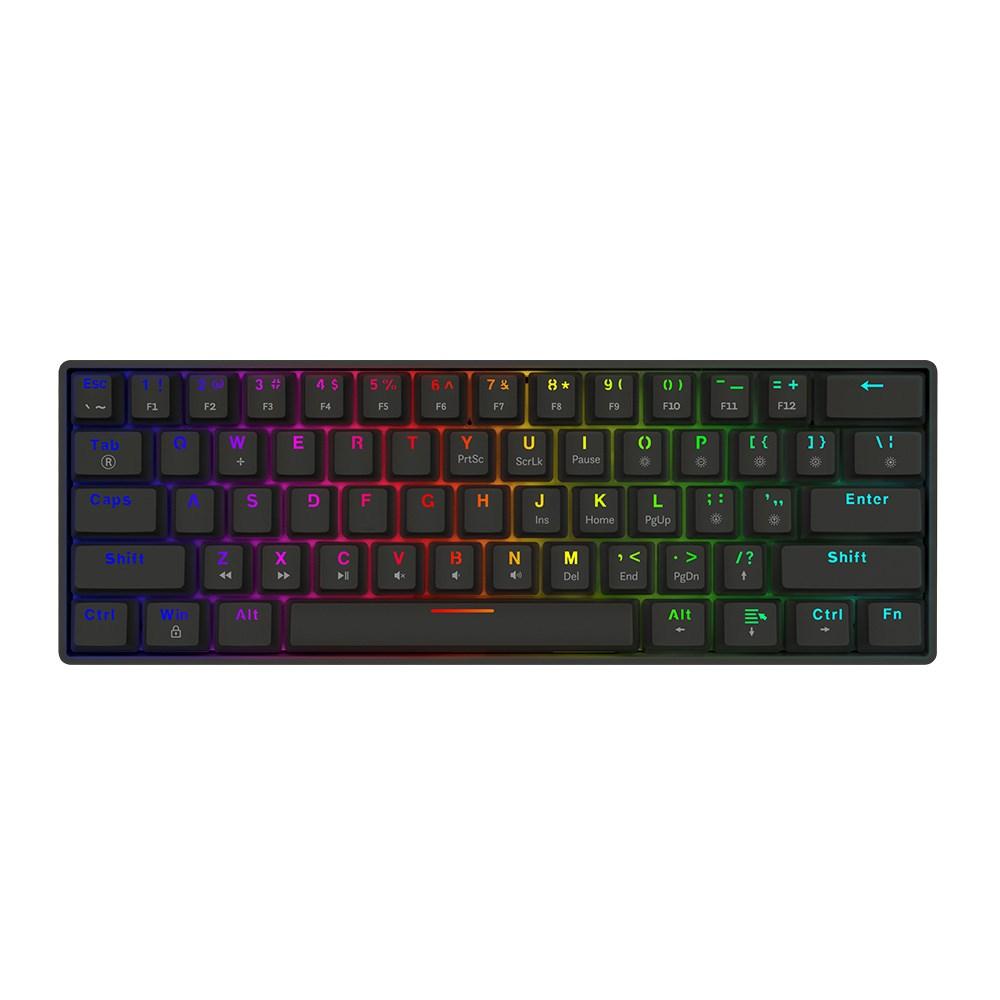 Mekanisk tastatur Savio Blackout X2 - Outemu Blue, hot‑swap, 60% billede