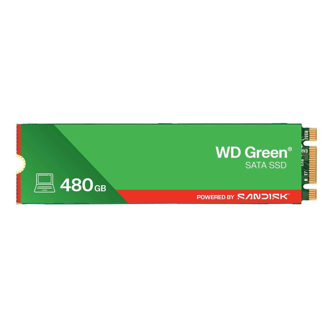 SSD M.2 SATA - WD Green 480 GB billede