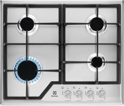 Gaskogeplade Electrolux EGS6426SX – 60 cm, rustfrit stål, 4 zoner billede
