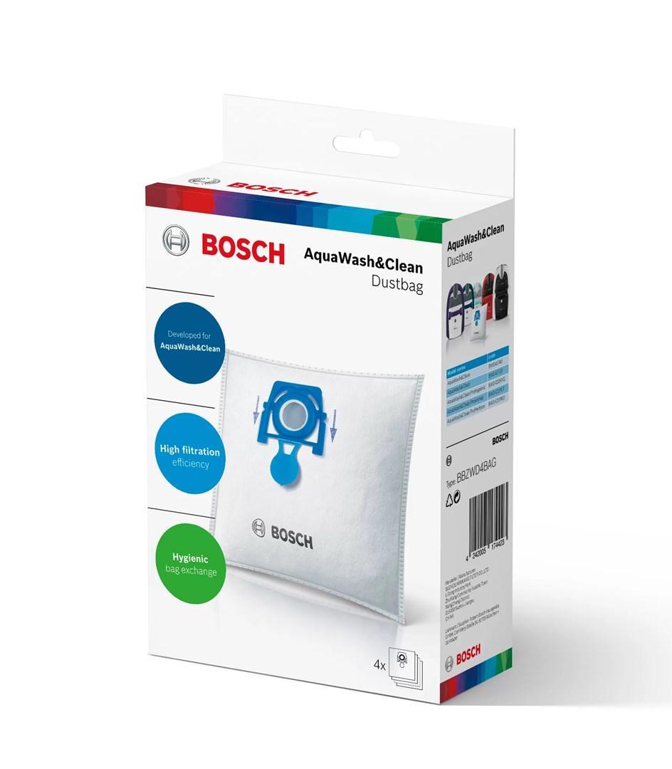 Støvsugerposer til cylinderstøvsuger – Bosch AquaWash&Clean BBZWD4BAG (4 stk.) billede