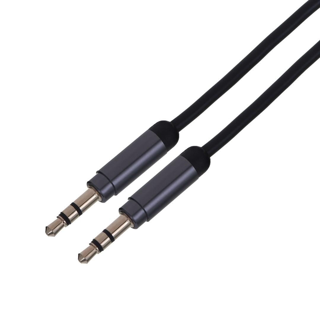AUX lydkabel 3,5 mm han til han 1,2 m - Gembird, sort billede
