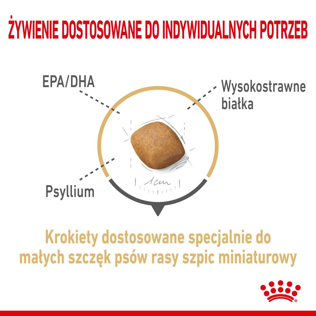 Hundefoder Royal Canin Pomeranian Adult – tørfoder 3 kg billede