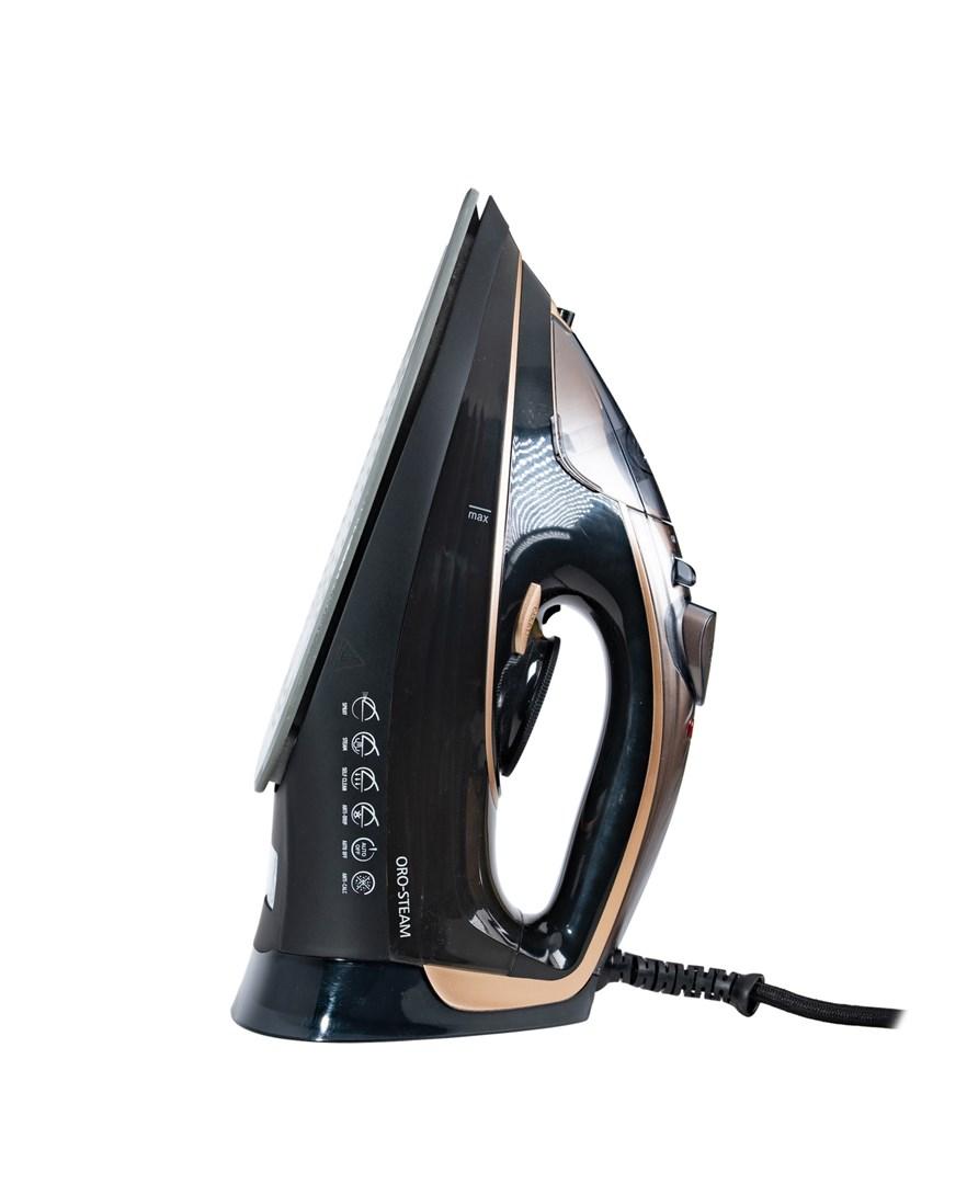 Oromed ORO-Steam Strygejern - 3200W, Selvrensende - Sort