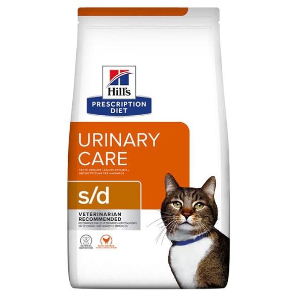 Kattefoder tørfoder Hill's Prescription Diet Urinary Care s/d – kylling, 3 kg billede