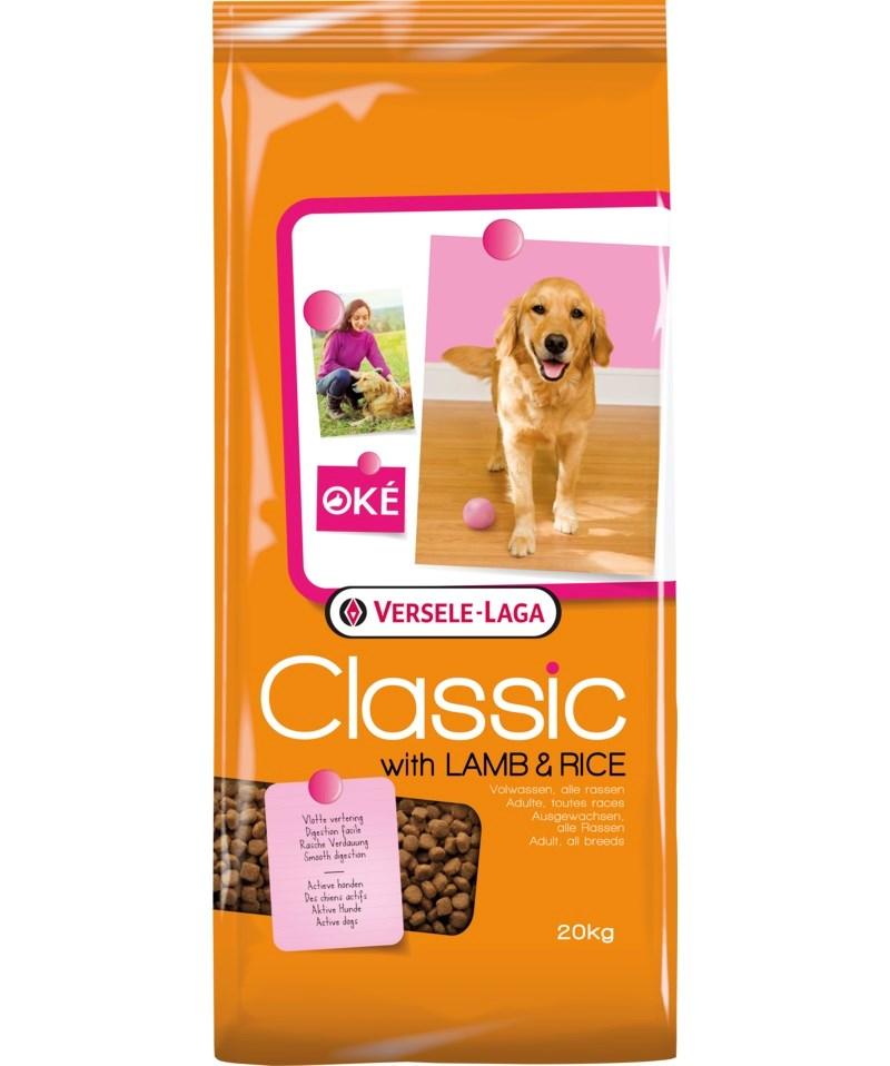 Hundefoder tørfoder VERSELE-LAGA Classic Lamb & Rice 20 kg billede