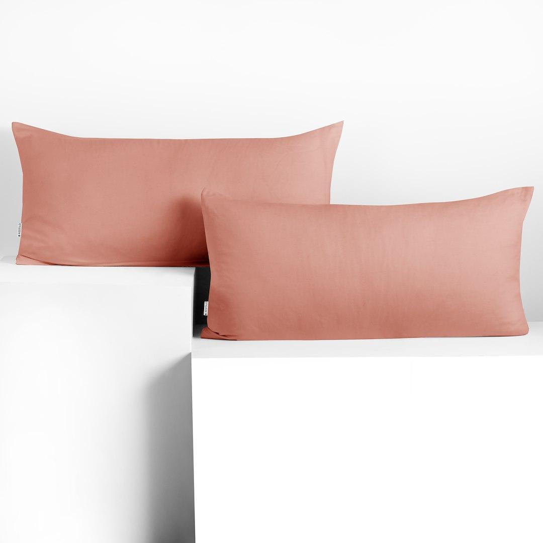 Pudebetræk 40x120 jersey - DecoKing Amber, koral, klassisk billede
