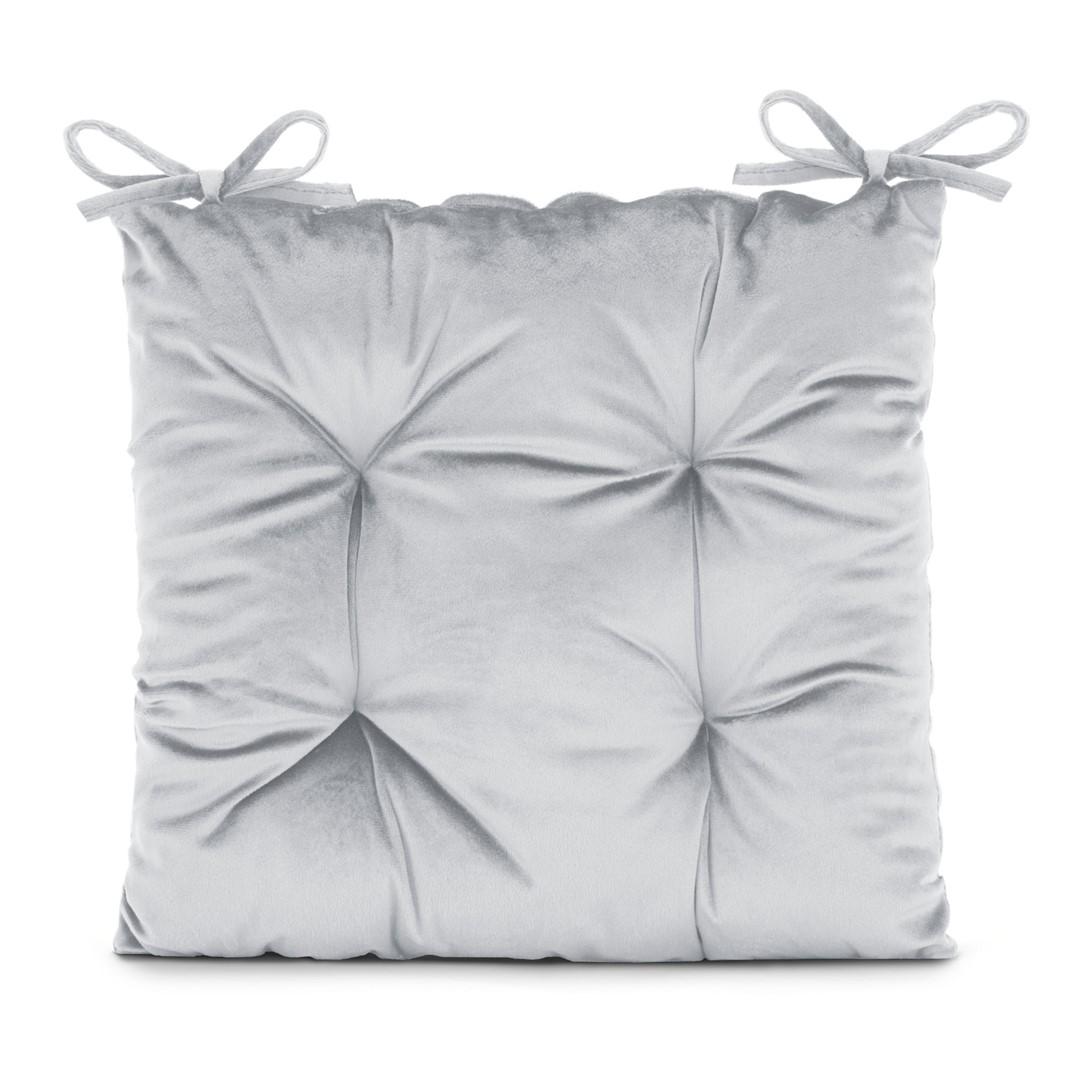 Stolehynde grå 40×40 cm - ALEKSA glamour, indendørs - AmeliaHome billede