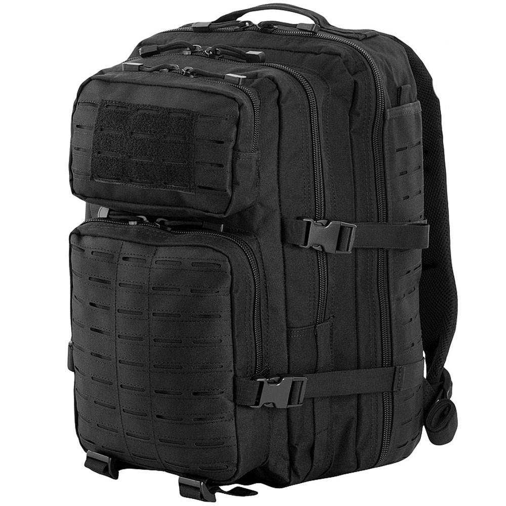 Vandrerygsæk M-TAC Large Assault Pack Laser Cut - Sort 36 l billede