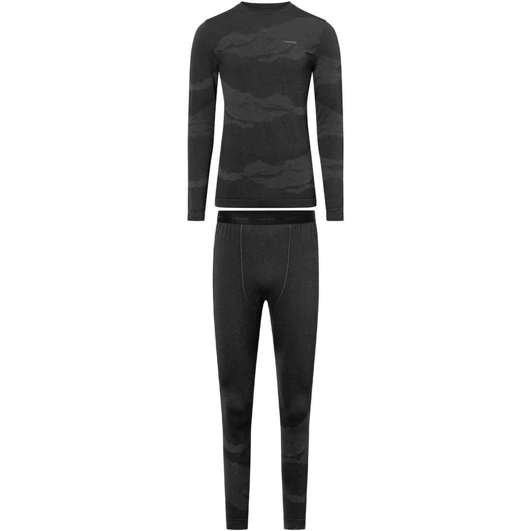 Herreundertøjssæt Viking Gasher Man Set Merino - sort, str. M