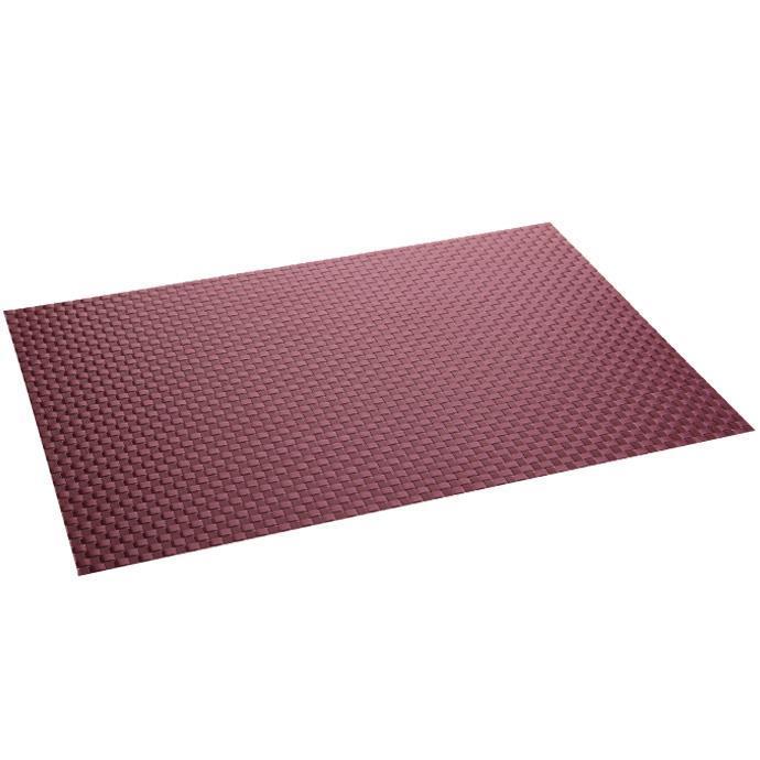 Bordskåner/Placemats Tescoma Flair Shine - vinrød, 45 × 32 cm billede