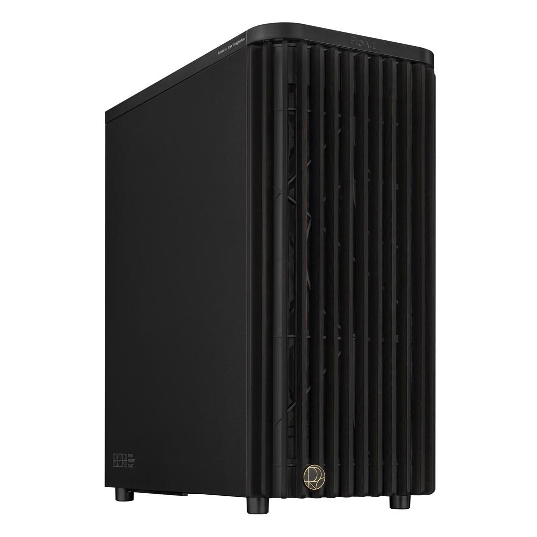 PC kabinet ASUS ProArt PA401 Wood Edition - sort ATX tower