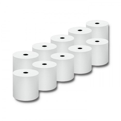 Kvitteringsruller 80 x 80 - Qoltec - 10 stk - BPA-fri