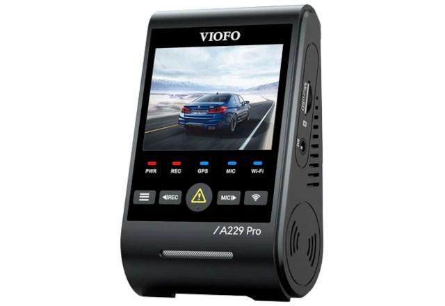 Dashcam VIOFO A229 Pro 2CH-G GPS - 4K + 2K bilkamera med Wi‑Fi billede