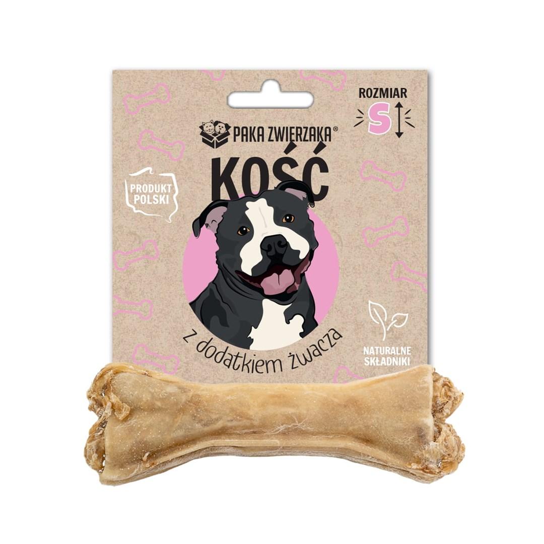Hundegodbid tyggeben med kallun – PAKA ZWIERZAKA S 10 cm, 35 g billede