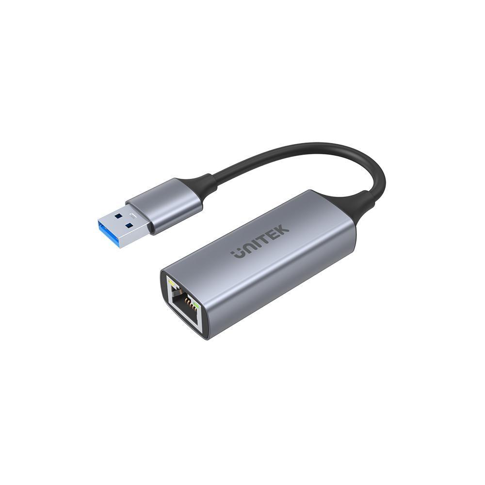 USB til Ethernet adapter - UNITEK U1309A, grå billede