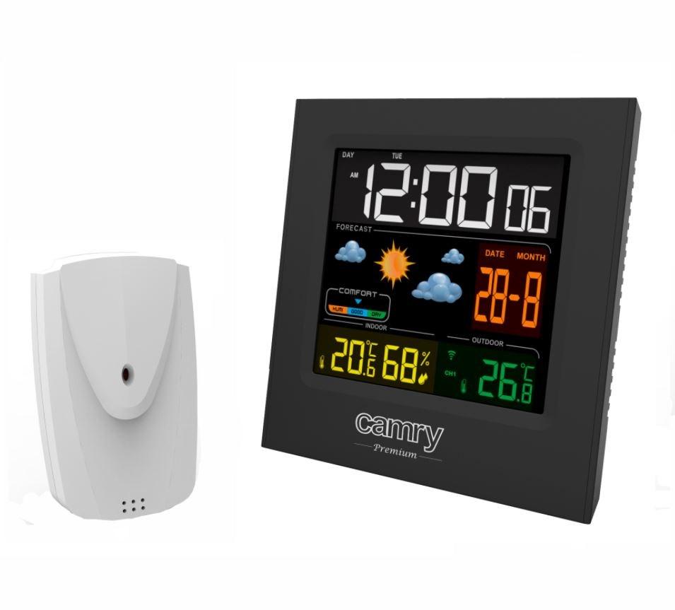 Vejrstation - Adler Camry CR 1166 med farvedisplay billede