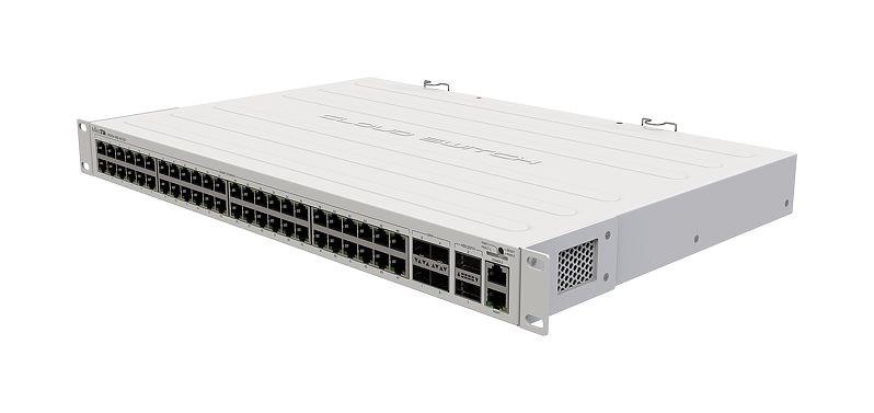 Netværksswitch MikroTik CRS354-48G-4S+2Q+RM Managed L2, Gigabit Ethernet, grå billede