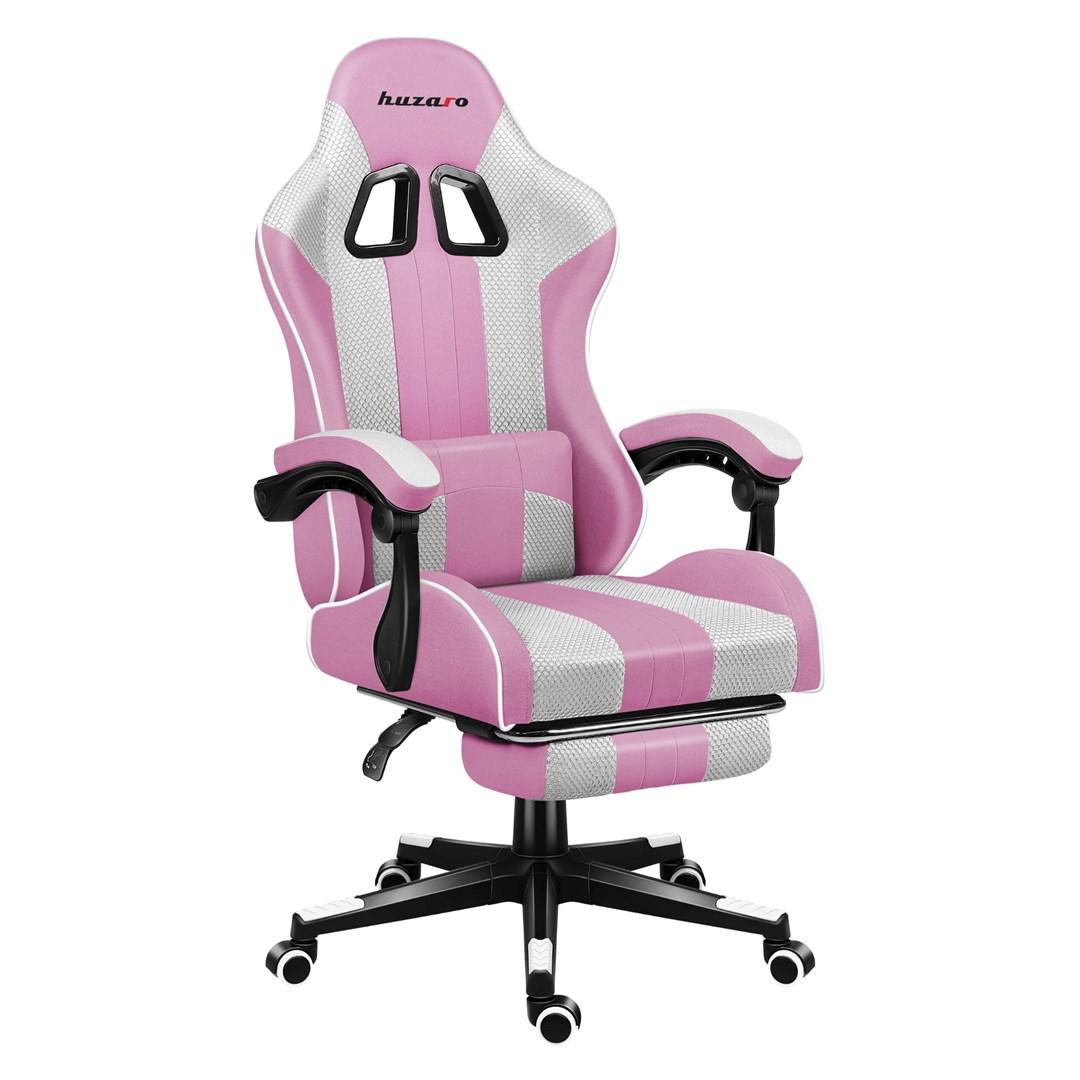 Gamer stol Huzaro Force 4.7 Pink Mesh – PC gamerstol billede