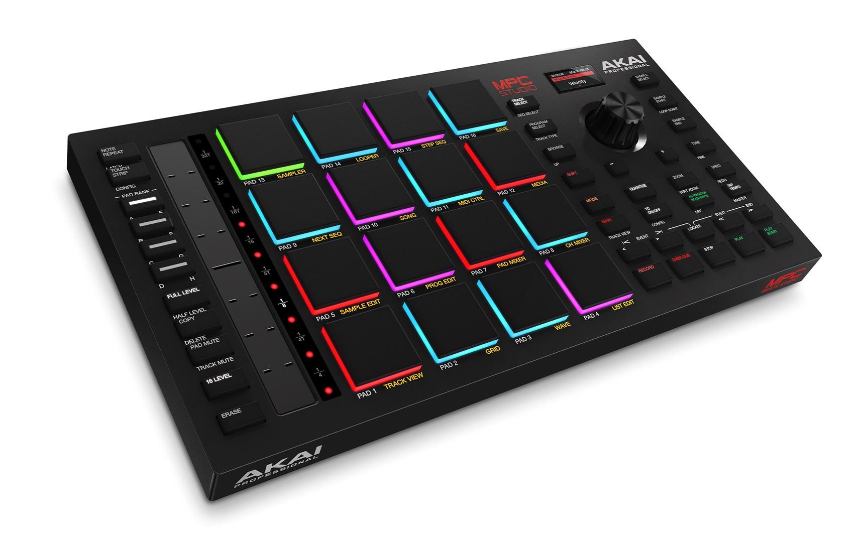 MIDI controller AKAI MPC Studio II - sampler og USB-styret, sort billede