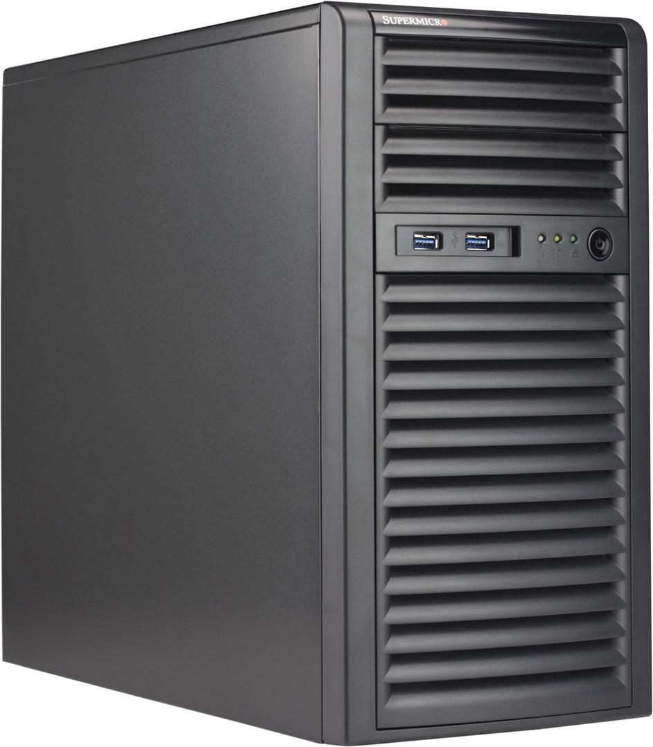 PC kabinet Mini Tower - Supermicro CSE-731I-404B, sort, 400 W billede
