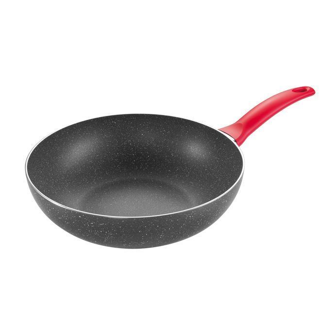 Wokpande 28 cm - Tescoma Manico Rosso, rød billede