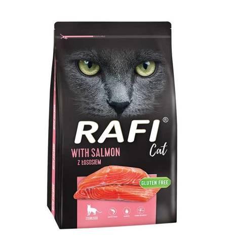 Kattemad tørfoder Dolina Noteci Rafi Sterilised med laks – 7 kg billede