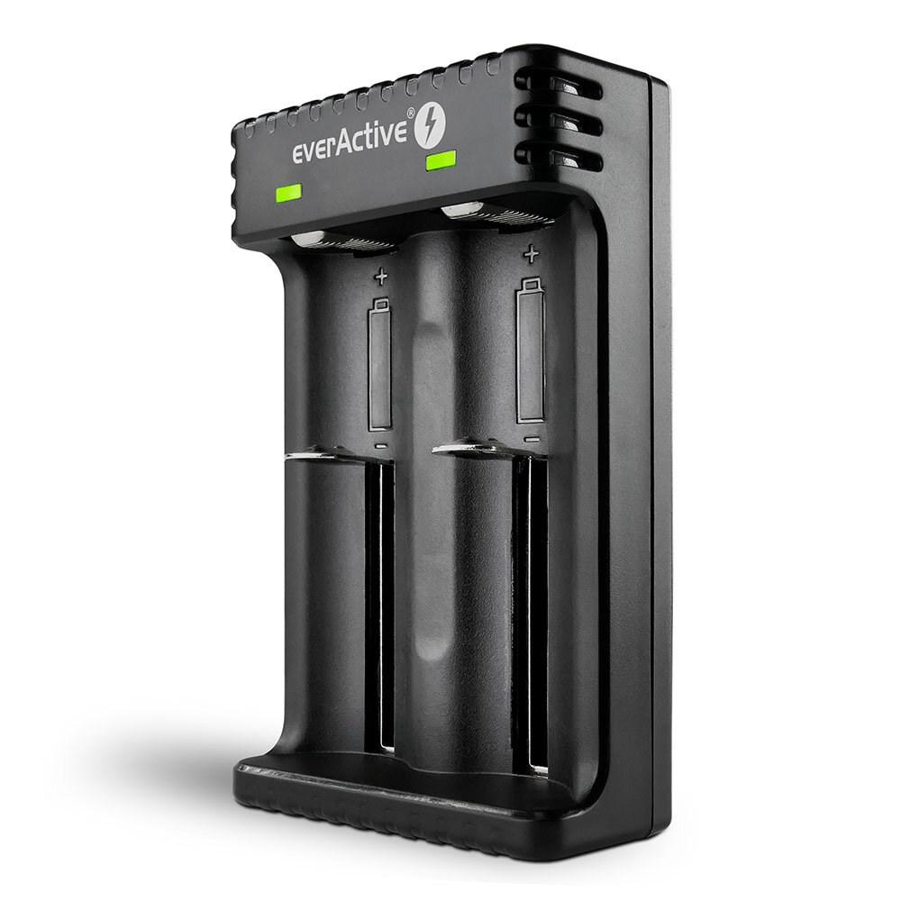 Batterioplader til cylindriske Li‑ion - everActive LC-200 billede