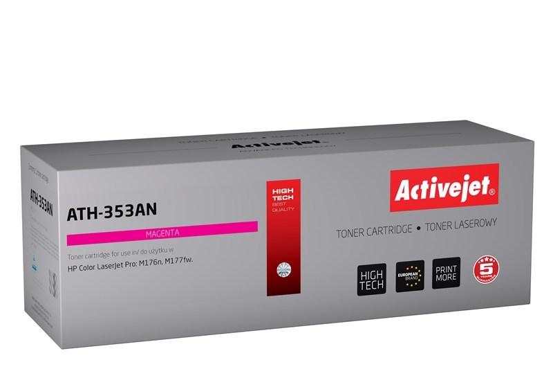 Toner til HP – Activejet ATH-353AN, magenta, kompatibel (erstatter HP 130A CF353A), 1.100 sider billede
