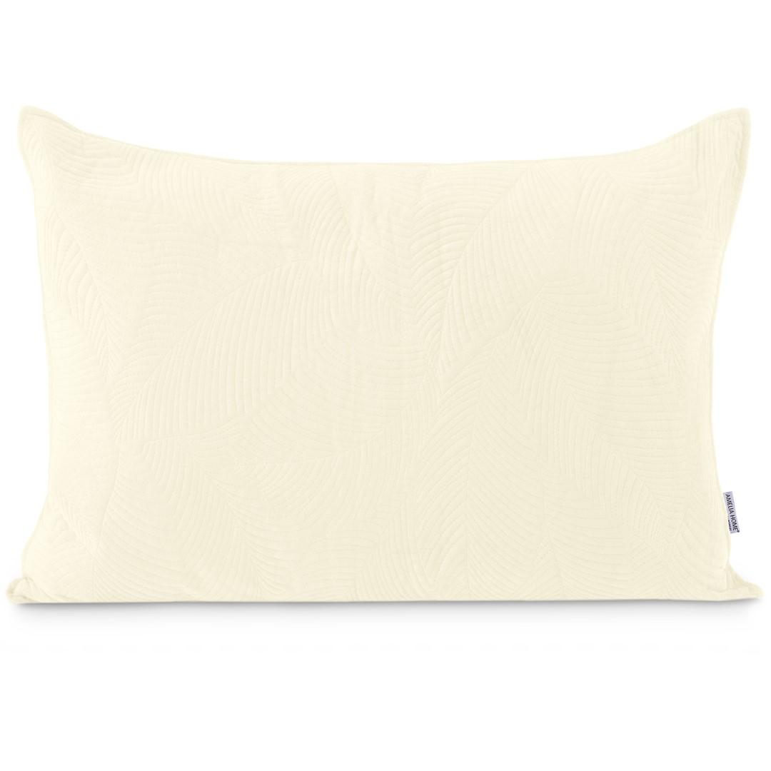 Pyntepude i fløjl – AmeliaHome Palsha, beige, 50×70 cm billede