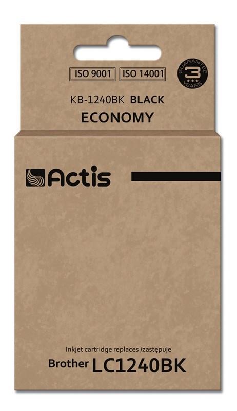 Blækpatron til Brother - Actis KB-1240Bk, sort, 19 ml, 600 sider billede
