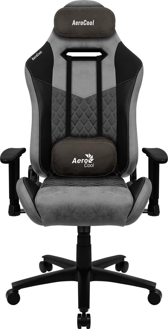 Gamerstol Aerocool DUKE AeroSuede - sort/grå billede