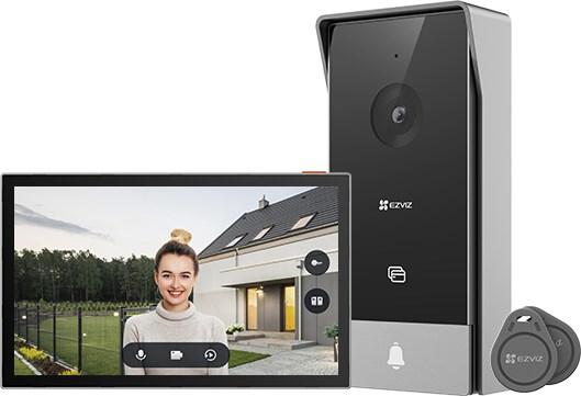Video dørtelefon EZVIZ HP5 7" - sort/sølv