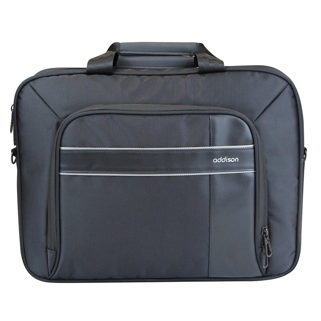 Computertaske 14,1" - Addison Cornell toploader, sort billede
