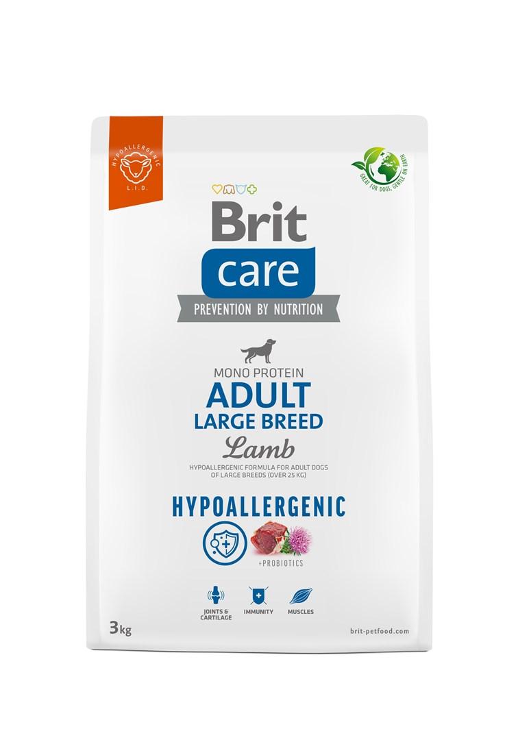 Hundefoder Brit Care Hypoallergenic Adult Large Breed Lam 3 kg billede