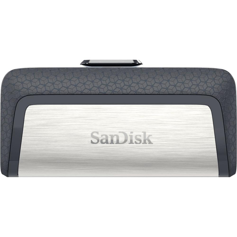 USB stik SanDisk Ultra Dual Drive USB-C/USB-A 64 GB, 3.2 Gen 1 - sort/sølv
