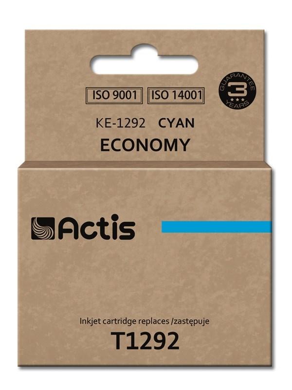 Blækpatron til Epson – Actis KE-1292, cyan, standard, 15 ml billede