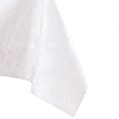 Juledug hvid 80x80 - AmeliaHome White Christmas