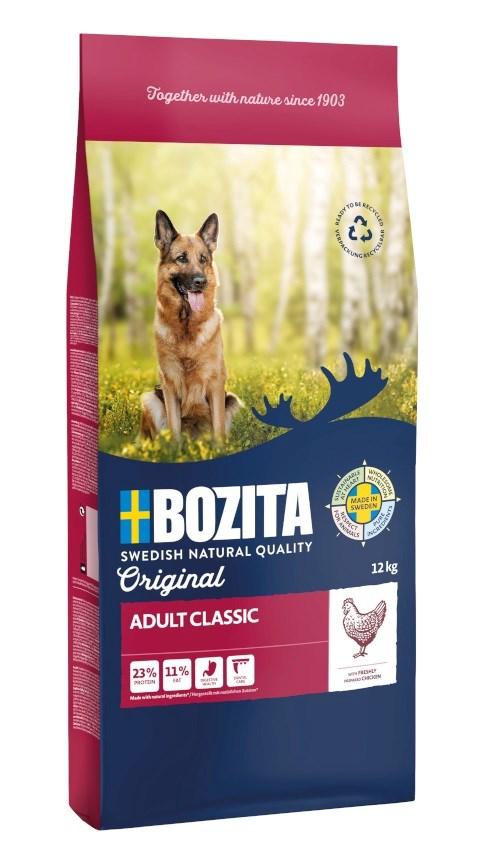 Hundefoder tørfoder BOZITA Original Adult Classic kylling 12 kg billede