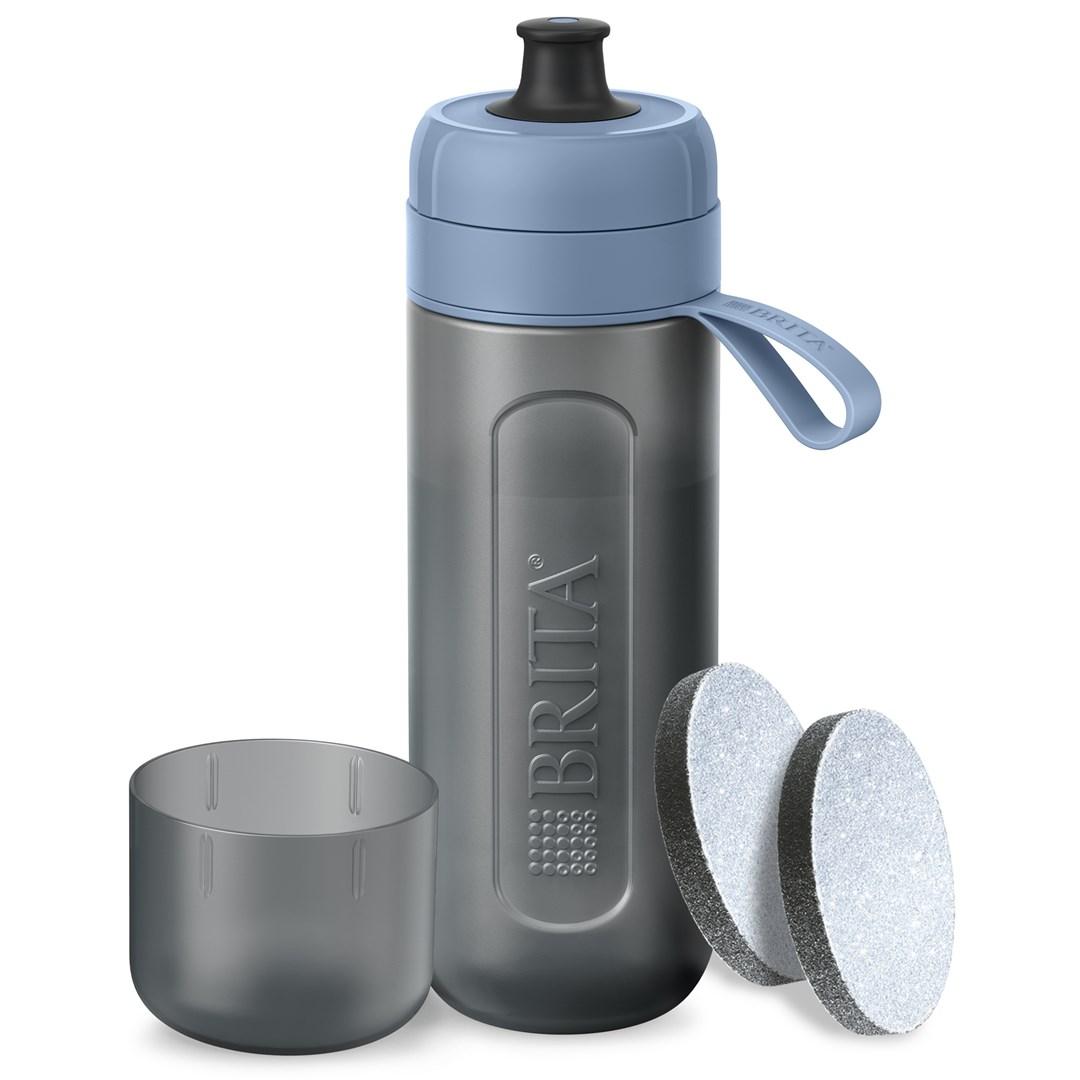 Vandflaske med filter BRITA Active blue - 600 ml, 2 skiver
