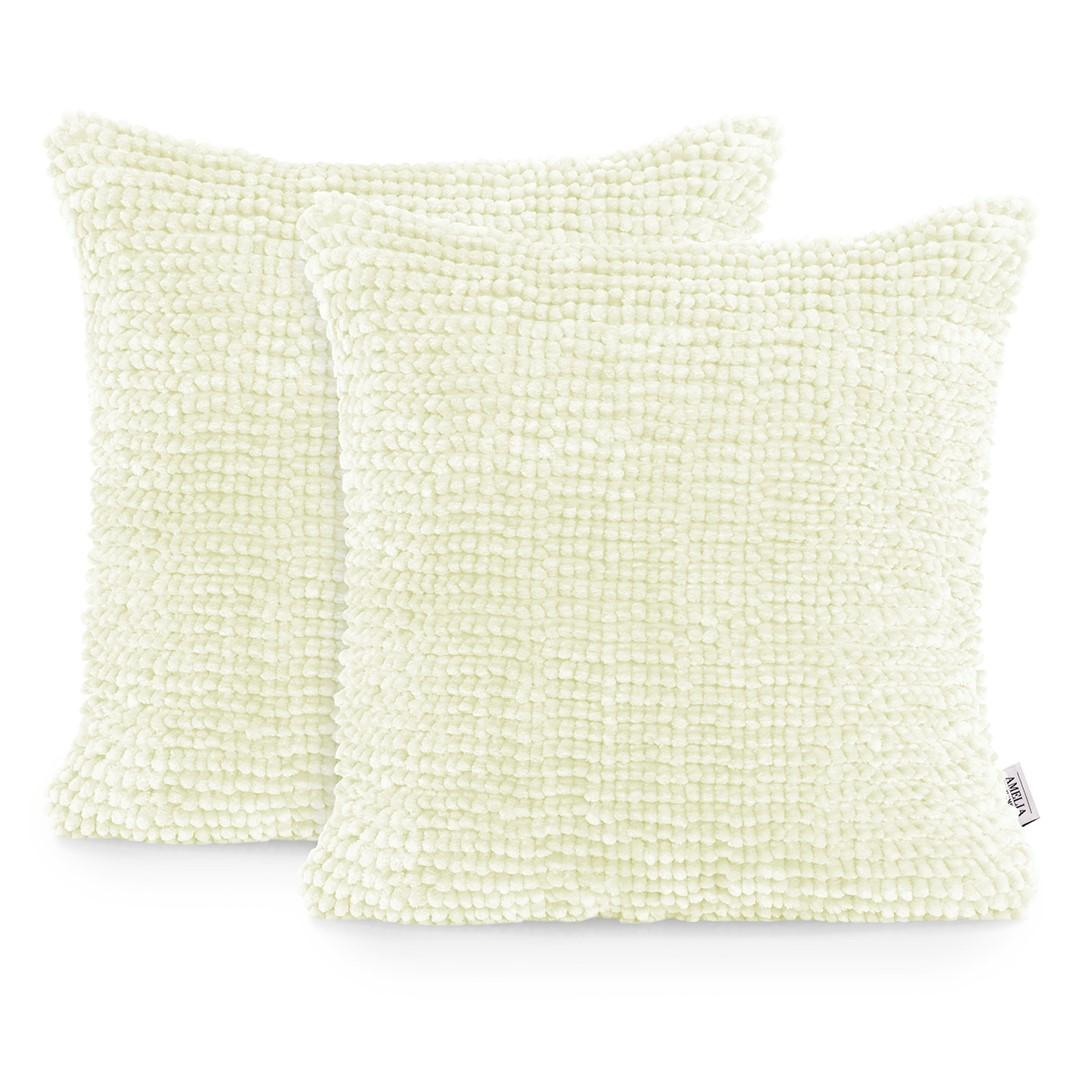 Pudebetræk 45x45 cm - Amelia Home BATI, hvid, glat klassisk billede