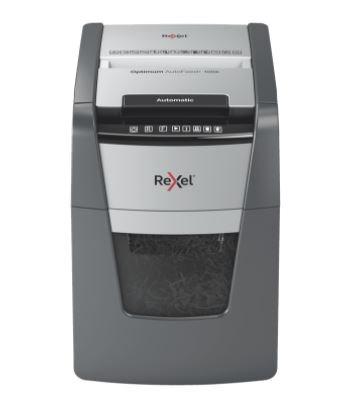 Makulator - Rexel AutoFeed+ 100X, P-4, konfettisnit 4 × 28 mm, 100 ark, 34 l