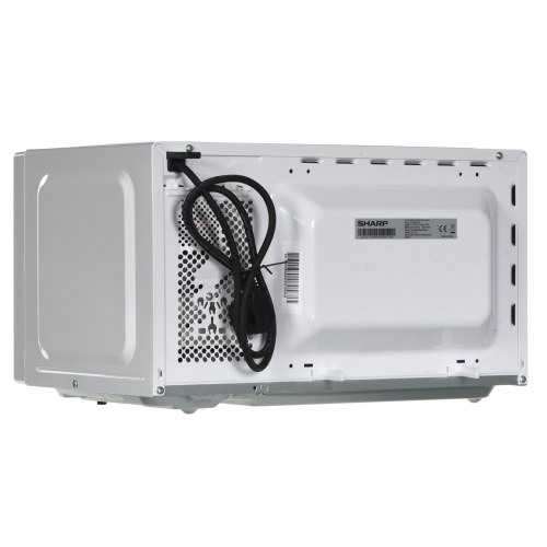 Mikrobølgeovn med grill - Sharp YC-MG01E-W, 20 l, 800 W, sort/hvid