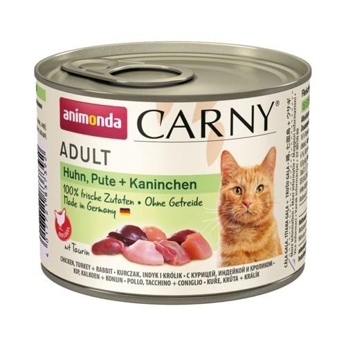 Vådfoder til kat – animonda Carny Adult kylling, kalkun og kanin 200 g billede