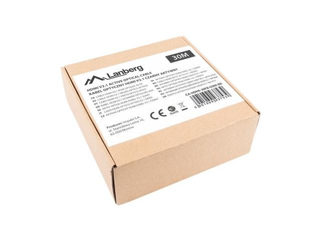 HDMI-kabel 2.1 30 m - Lanberg AOC, 8K, han/han billede