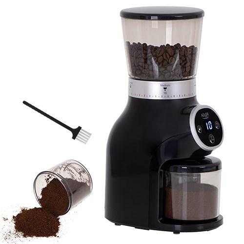 Kaffekværn med koniske stålkværne - Adler AD 4450, 300 W billede