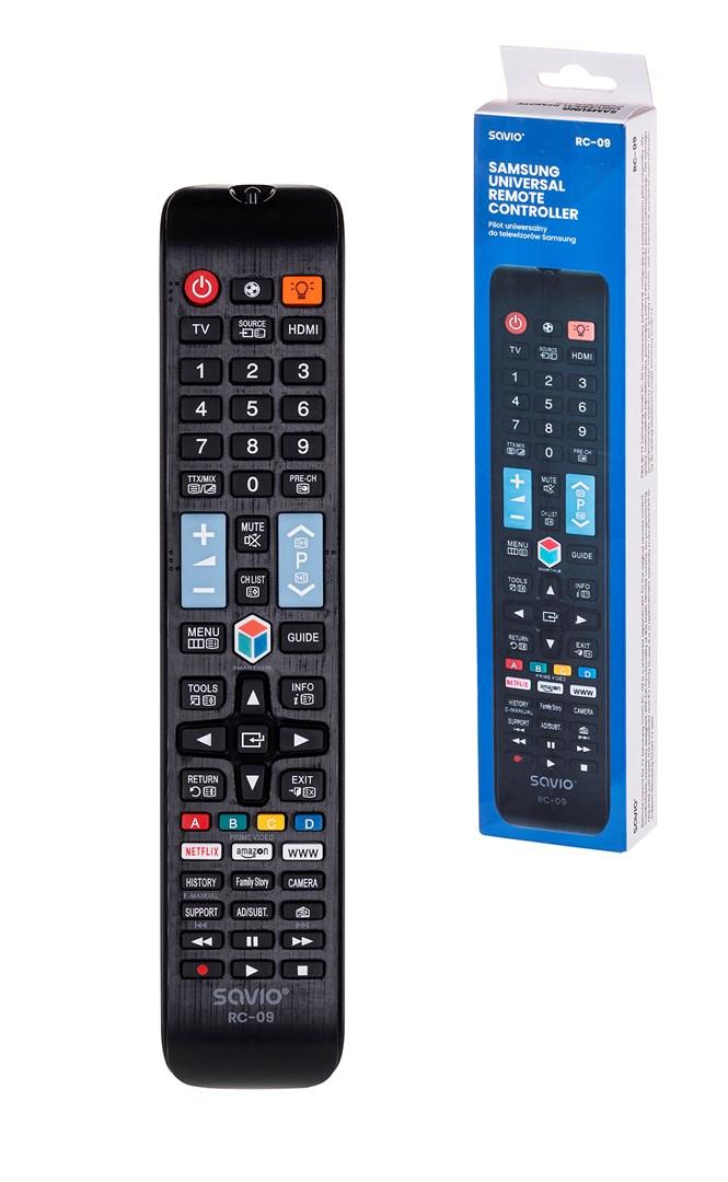 Fjernbetjening til TV - Savio RC-09 infrarød til Samsung Smart TV billede