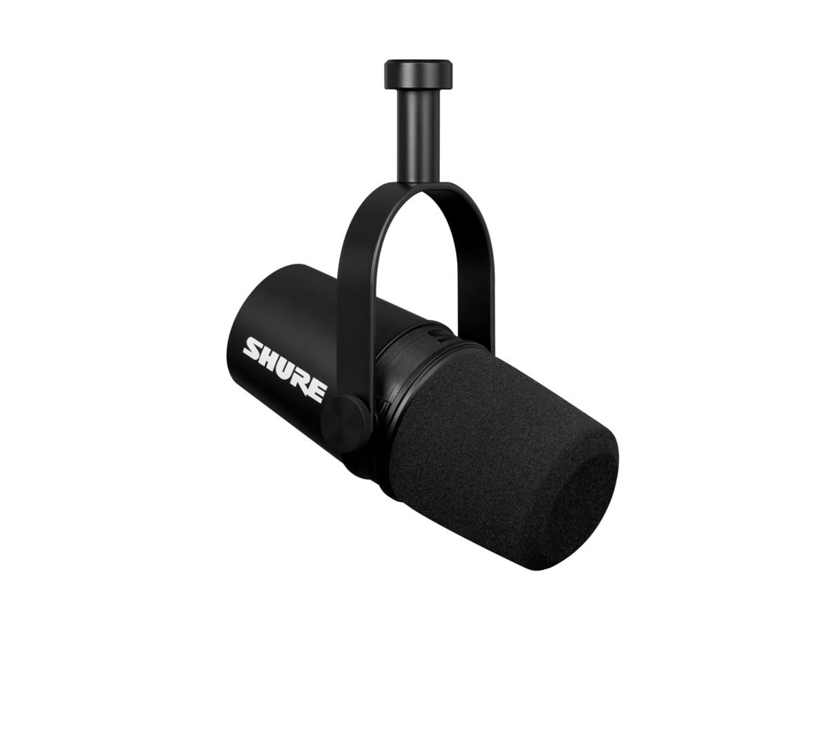 Mikrofon til studie – Shure MV7-X, sort, dynamisk
